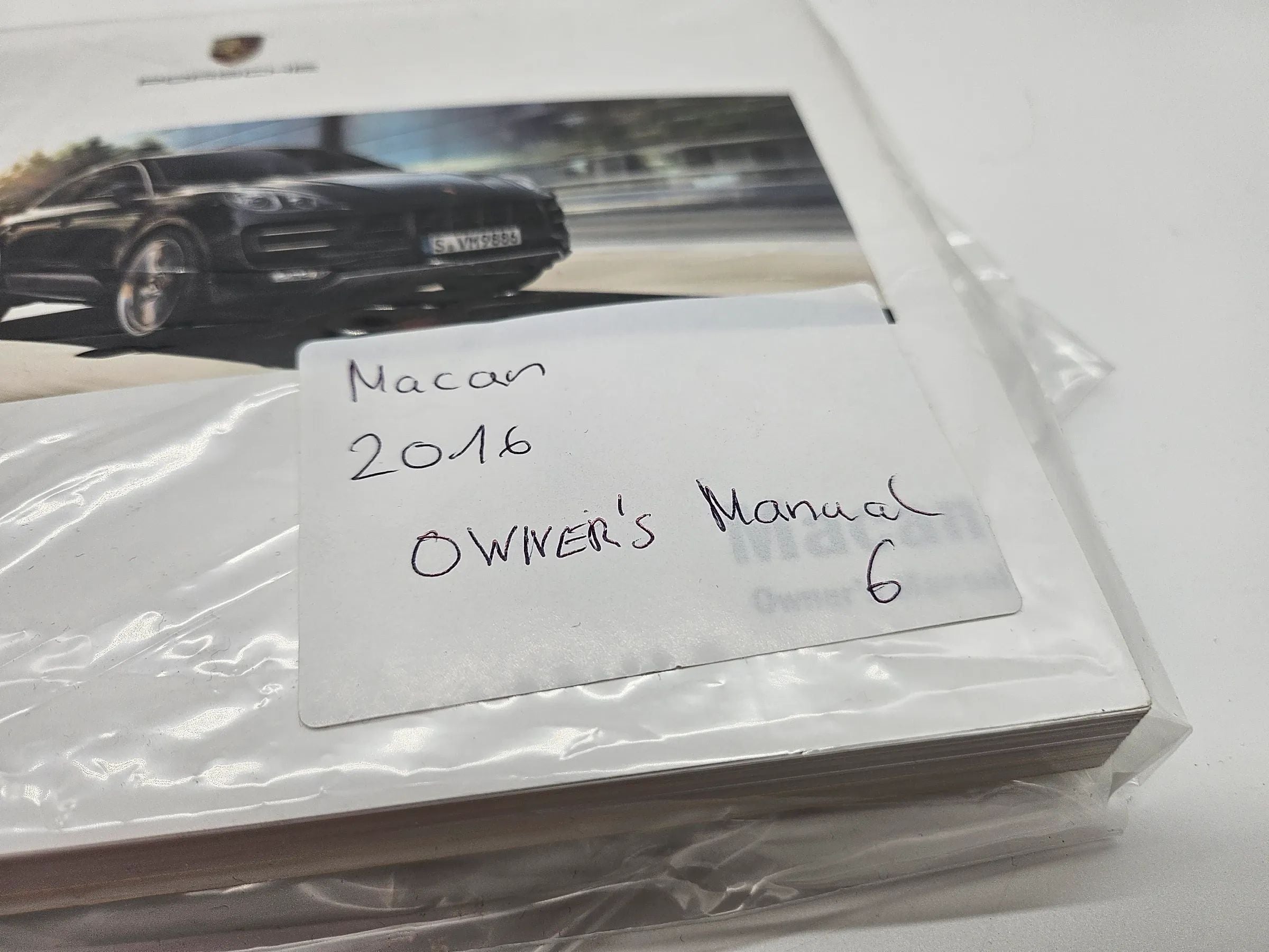 Original Porsche Macan 2016 Betriebsanleitung Handbuch WKD95B002116 englisch