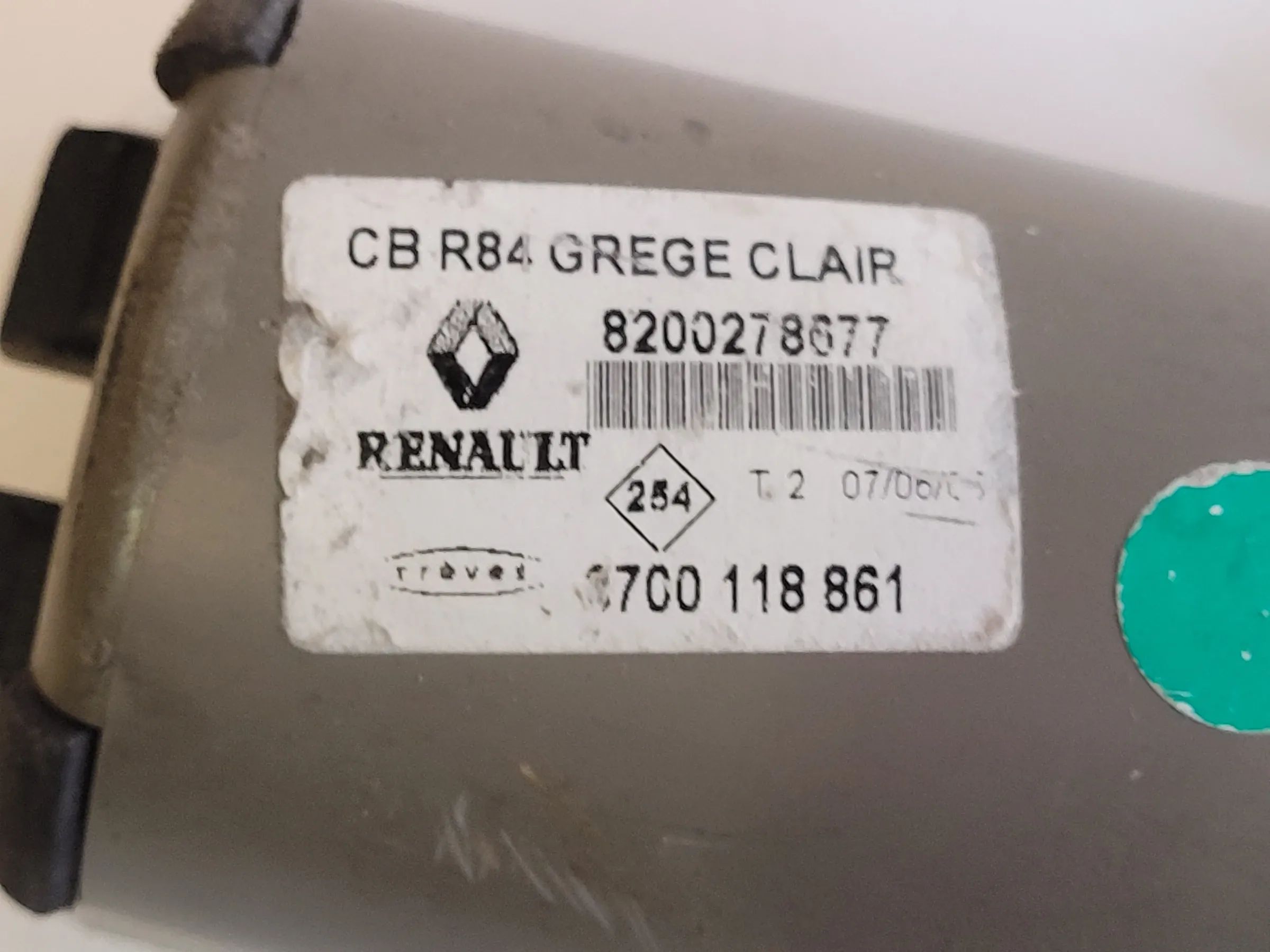 Renault Scenic II 2 Laderaumabdeckung Kofferraum Rollo 8200278677 Original