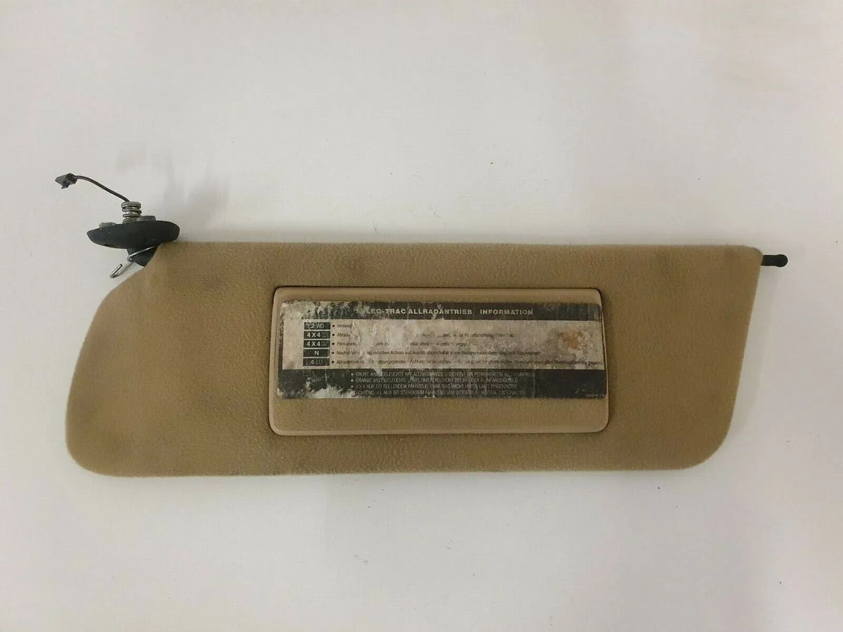 original Jeep Cherokee XJ 4.0 LTD Sonnenblende links 55033357 beige